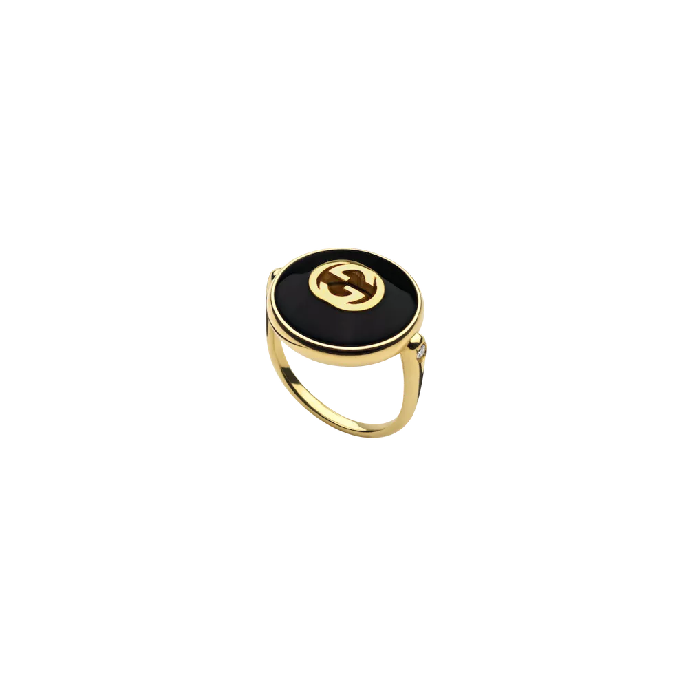 Gucci onyx ring cheap