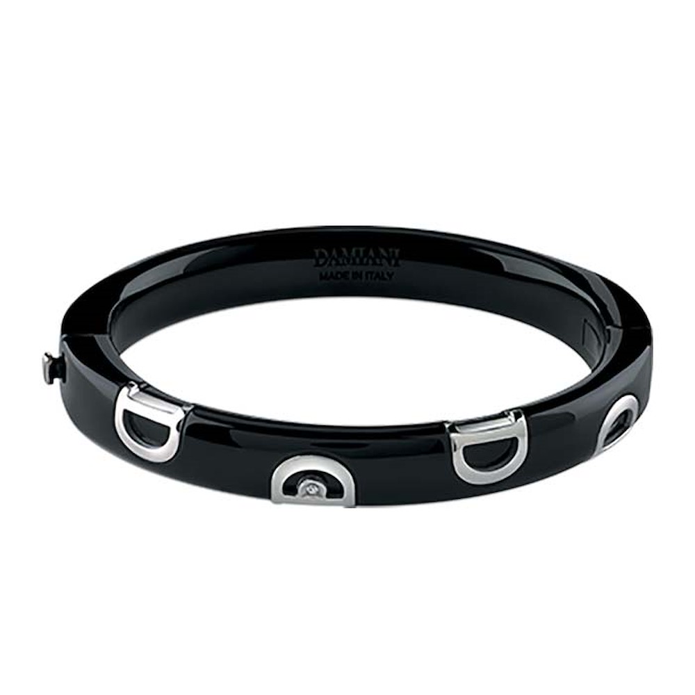 Bracciale D-icon Ceramica Nera Misura M/l Ref. 