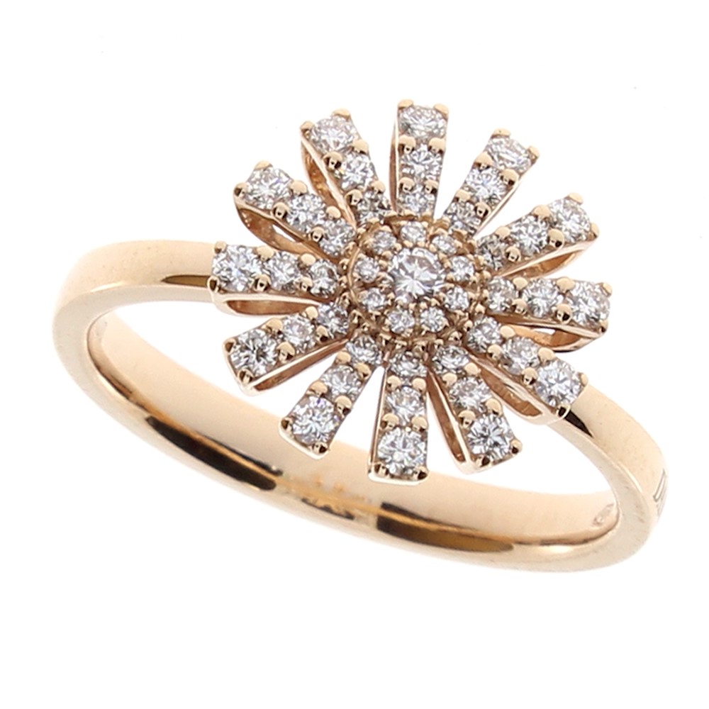 Damiani Anello Margherita Oro Rosa