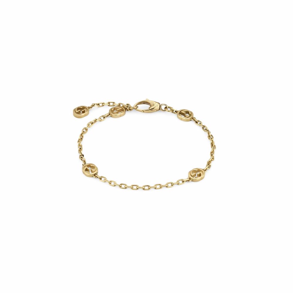 Gucci Bracciale Morbido In Oro Giallo