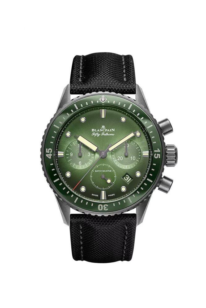 Blancpain Fifty Fathoms Bathyscaphe Chronographe Flyback ref. 5200 0153 B52A Tomasini Francia