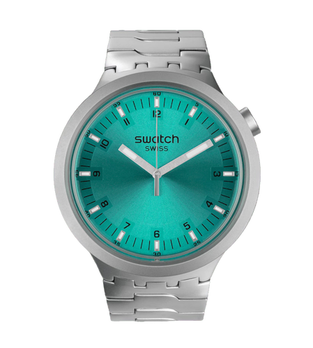 Swatch Big Bold Irony Aqua Shimmer