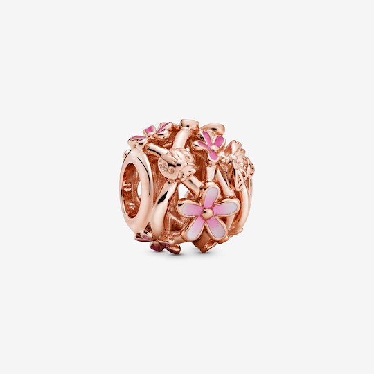 Charm Margherita Rosa Openwork