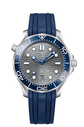 Omega seamaster 300 blue dial top