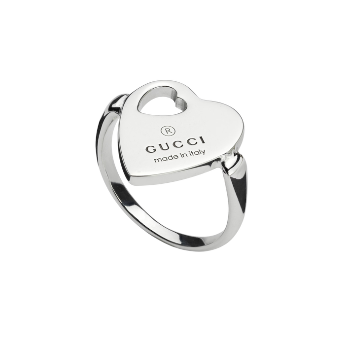 Gucci Trademark Anello con Cuore