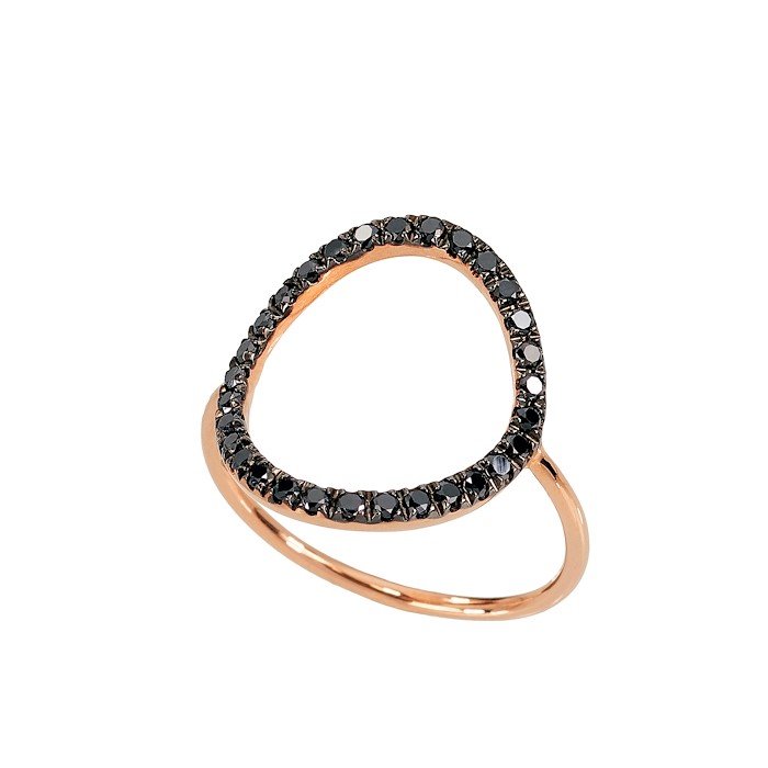 Marco Gerbella Piccole Gioie Black Diamonds Bubble Ring