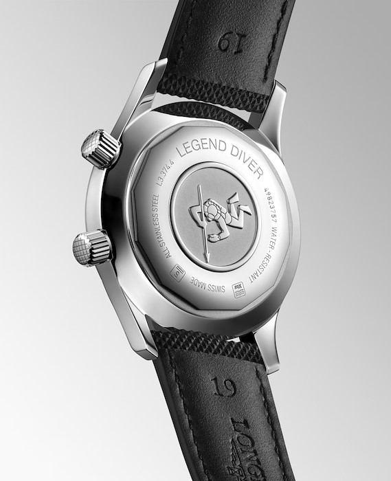 LONGINES LEGEND DIVER L33744500 ref. L3.374.4.50.0 Tomasini Francia
