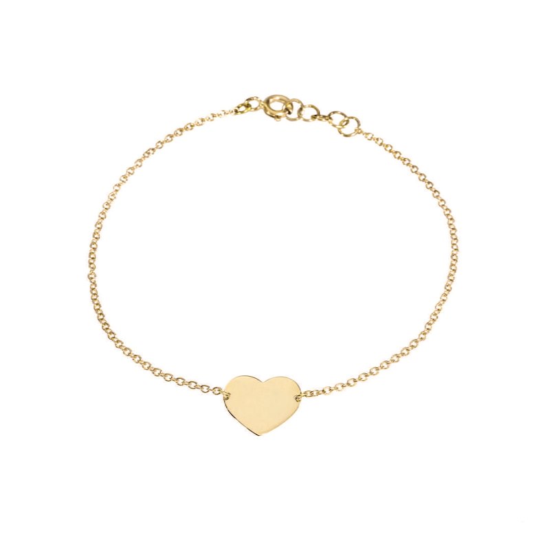 Marco Gerbella Bracciale Cuore Medio Oro Rosa con Cordino Azzurro